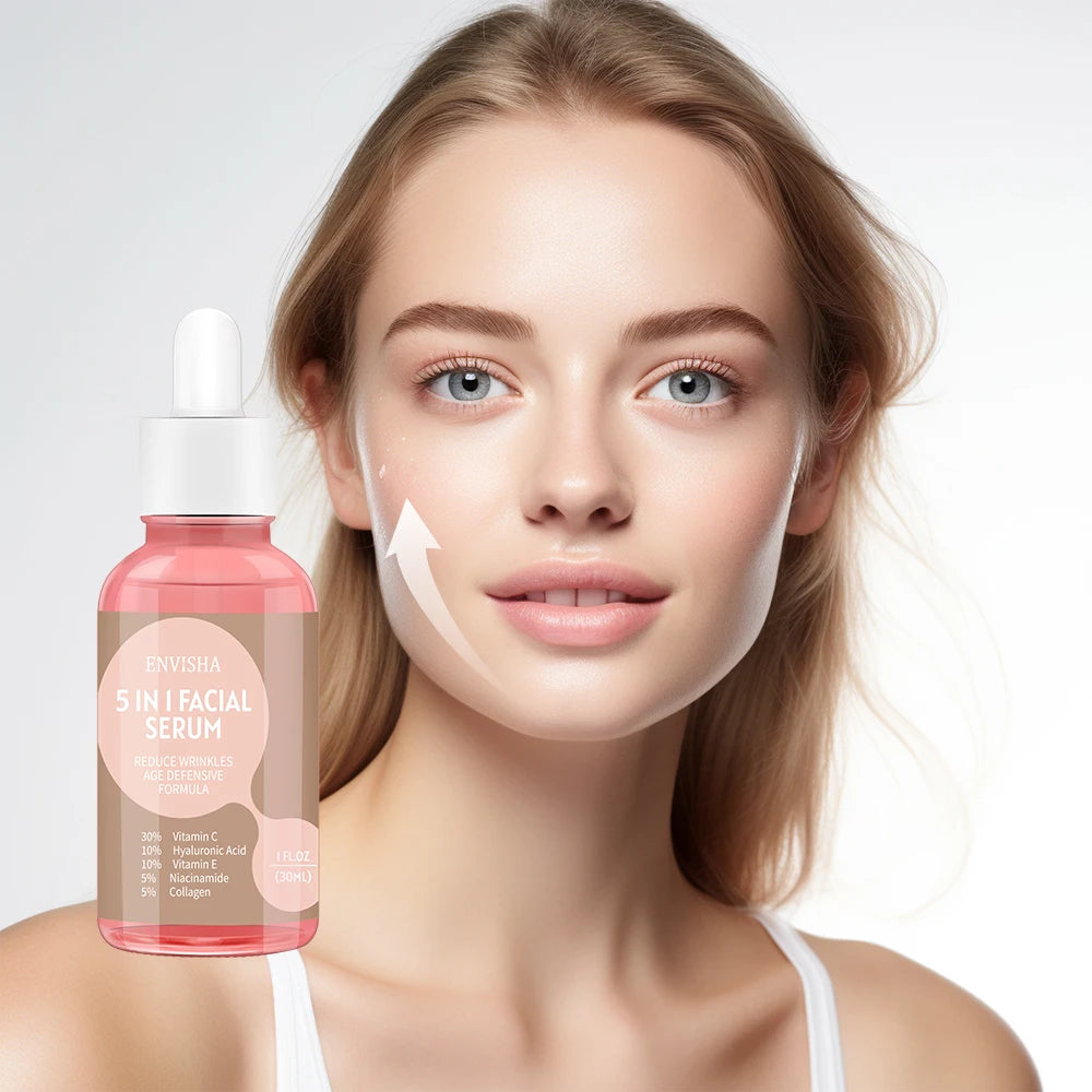 Envisha Face Serum Skin Care with Collagen Hyaluronic Acid Anti-Aging - Your Beauty Matters
