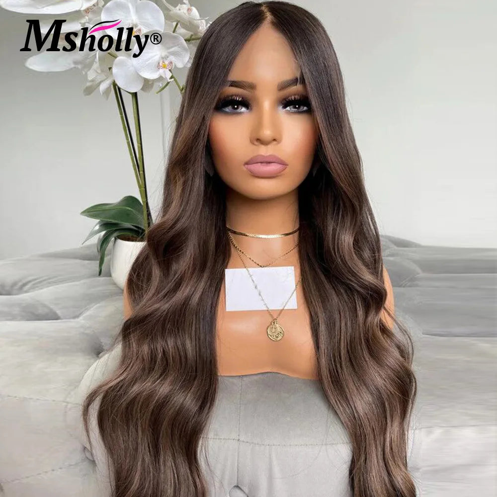 Msholly 13x6 Lace Front Human Hair Wig