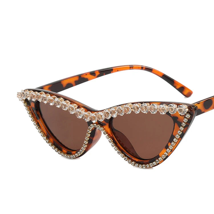 Cat Eye Rhinestone Classic Sunglasses