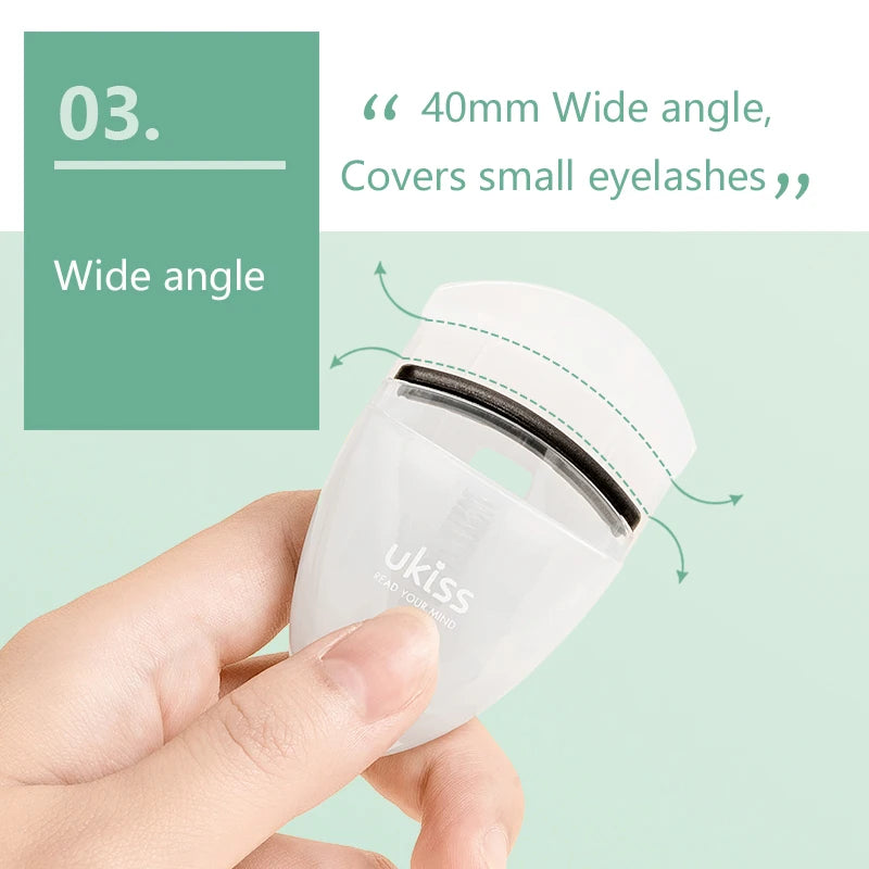 Ukiss Portable Eyelash Curler Curling Beauty Lasting Shaping Eye Makeup Tool - Eyelash Curler