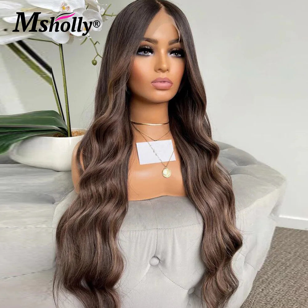 Msholly 13x6 Lace Front Human Hair Wig