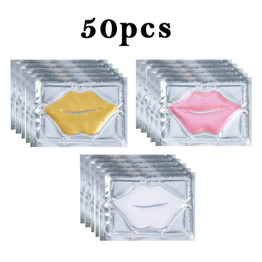 50pcs Collagen Lip Mask Moisturizing Lip Patches