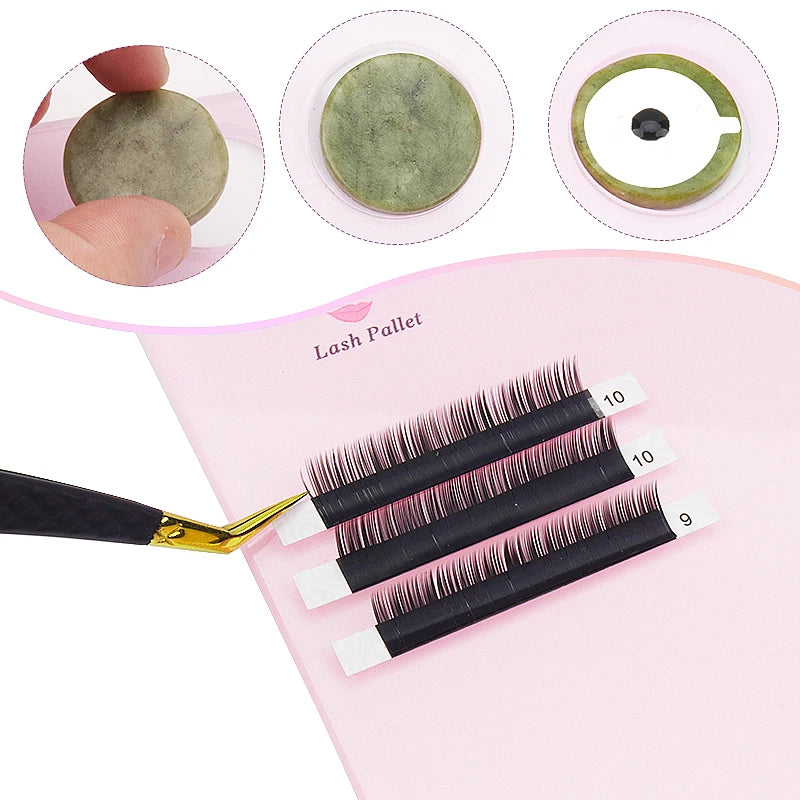 Acrylic Jade Stone Eyelash Extension Plate