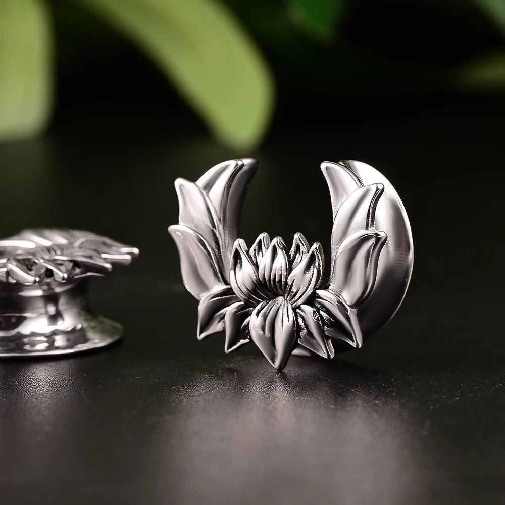 Doearko 2PCS Elegant Floral Saddle Plugs