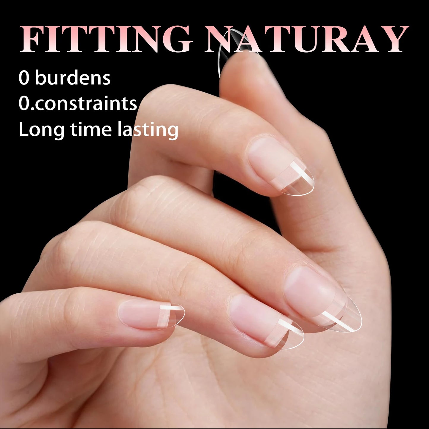 600PCS Short Nail Tips