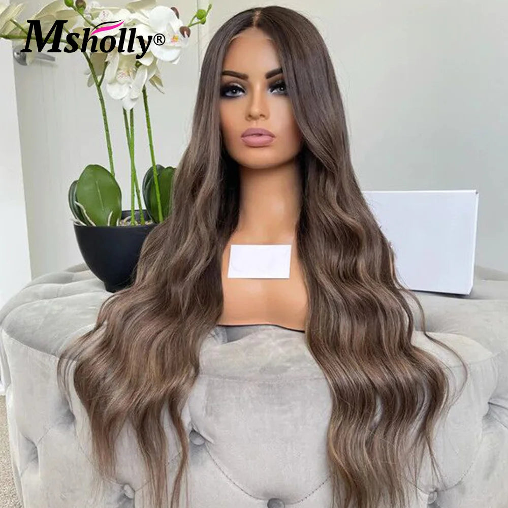 Msholly 13x6 Lace Front Human Hair Wig