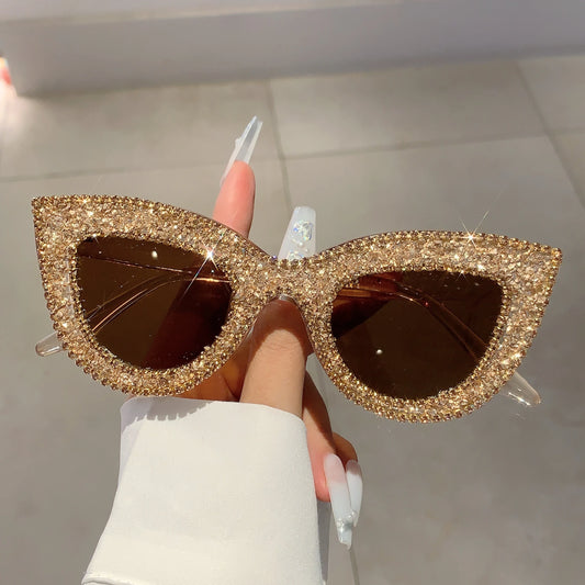 KAMMPT Cat Eye Sun Glasses - Rhinestones Eyewear