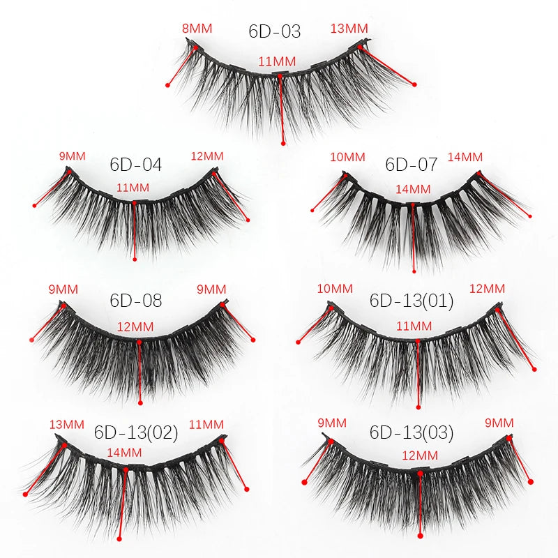 3 & 4 Pairs Magnetic Eyelashes