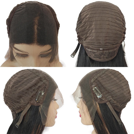 Breathable Lace Jewish Wig Human Hair Virgin European Hair