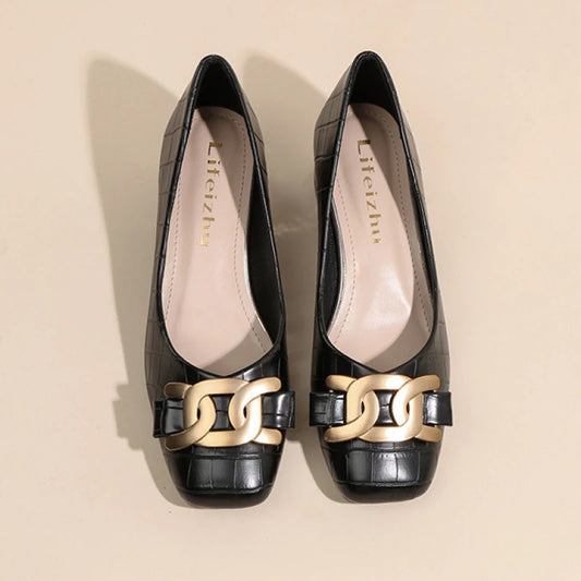 TB tonyBlunt leather Pumps-Med Heel