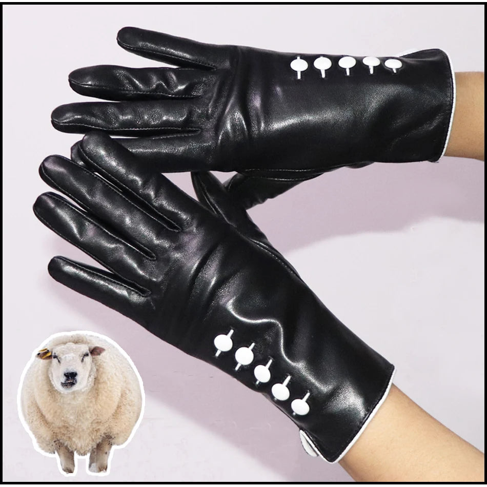 Sheepskin Leather Gloves