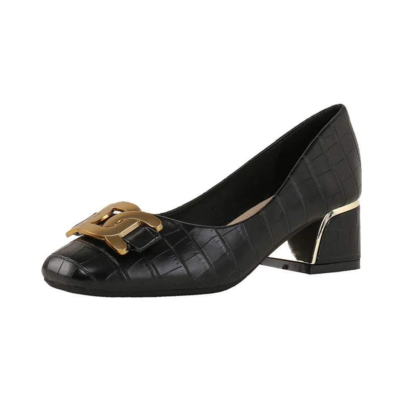 TB tonyBlunt leather Pumps-Med Heel