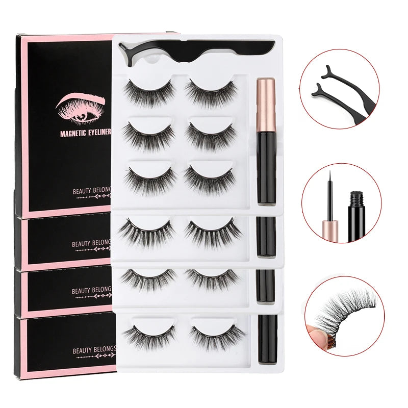 3 & 4 Pairs Magnetic Eyelashes