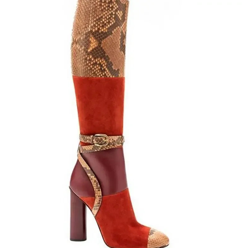 Sheepskin Knee-High Boots