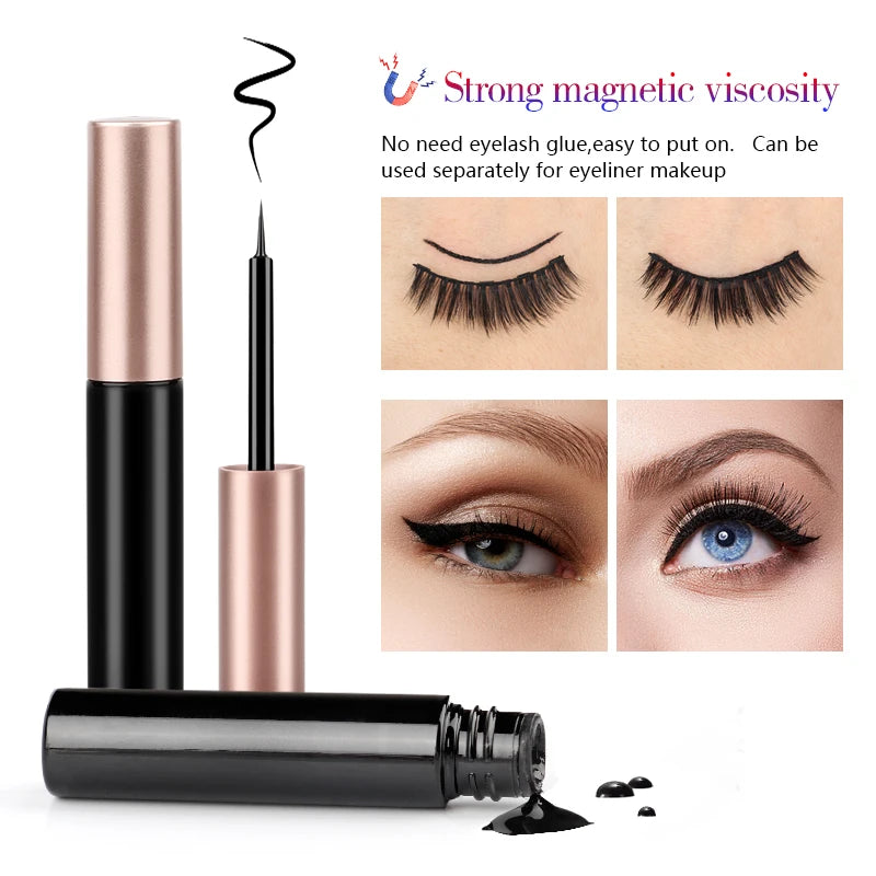 3 & 4 Pairs Magnetic Eyelashes