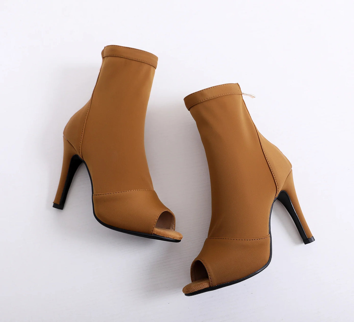 OIMG Peep-Toe Boots