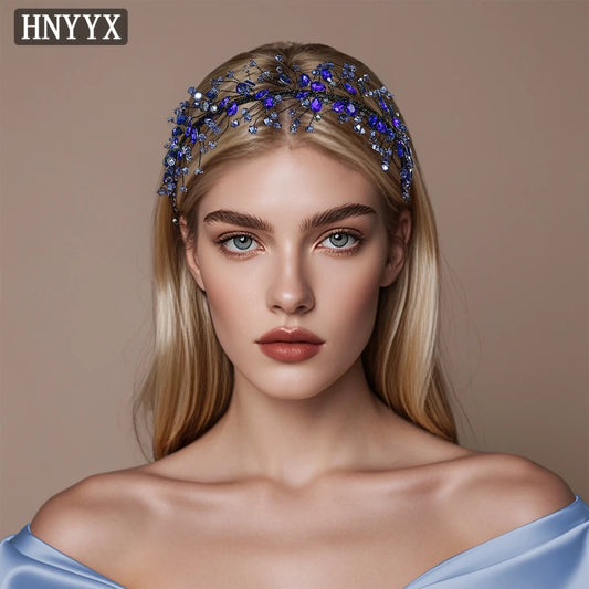 HNYYX Crystal Headband Fashion Hair Accessories