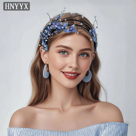 HNYYX Vintage Crystal Headband