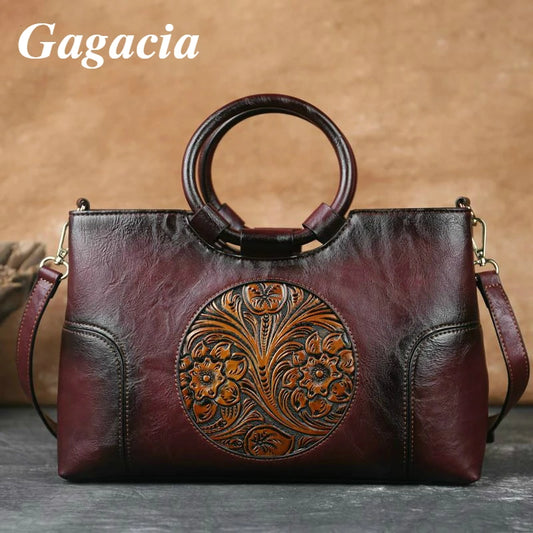 GAGACIA Women's Handbags - High Quality Leather