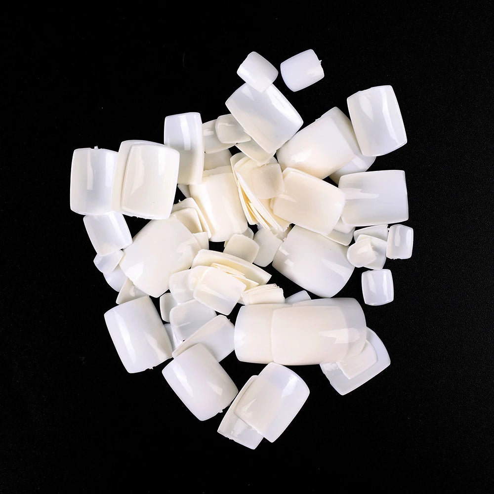 100pcs Square False Toe Nails