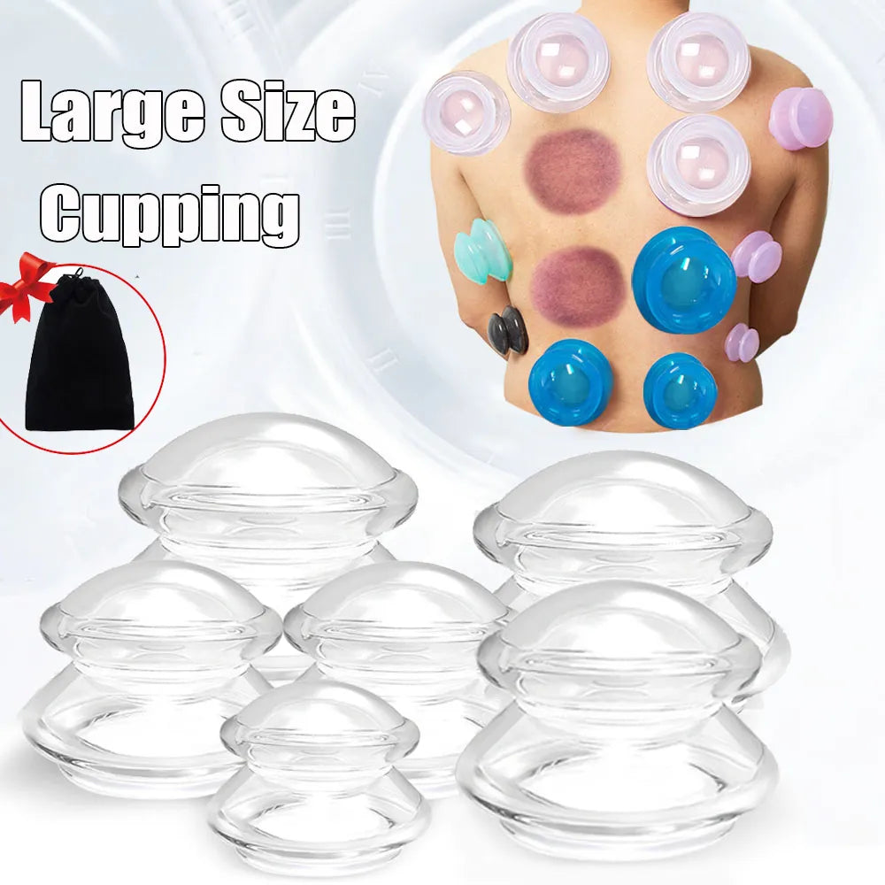 Silicone Vacuum Cupping Ventosas Massage Body Cups