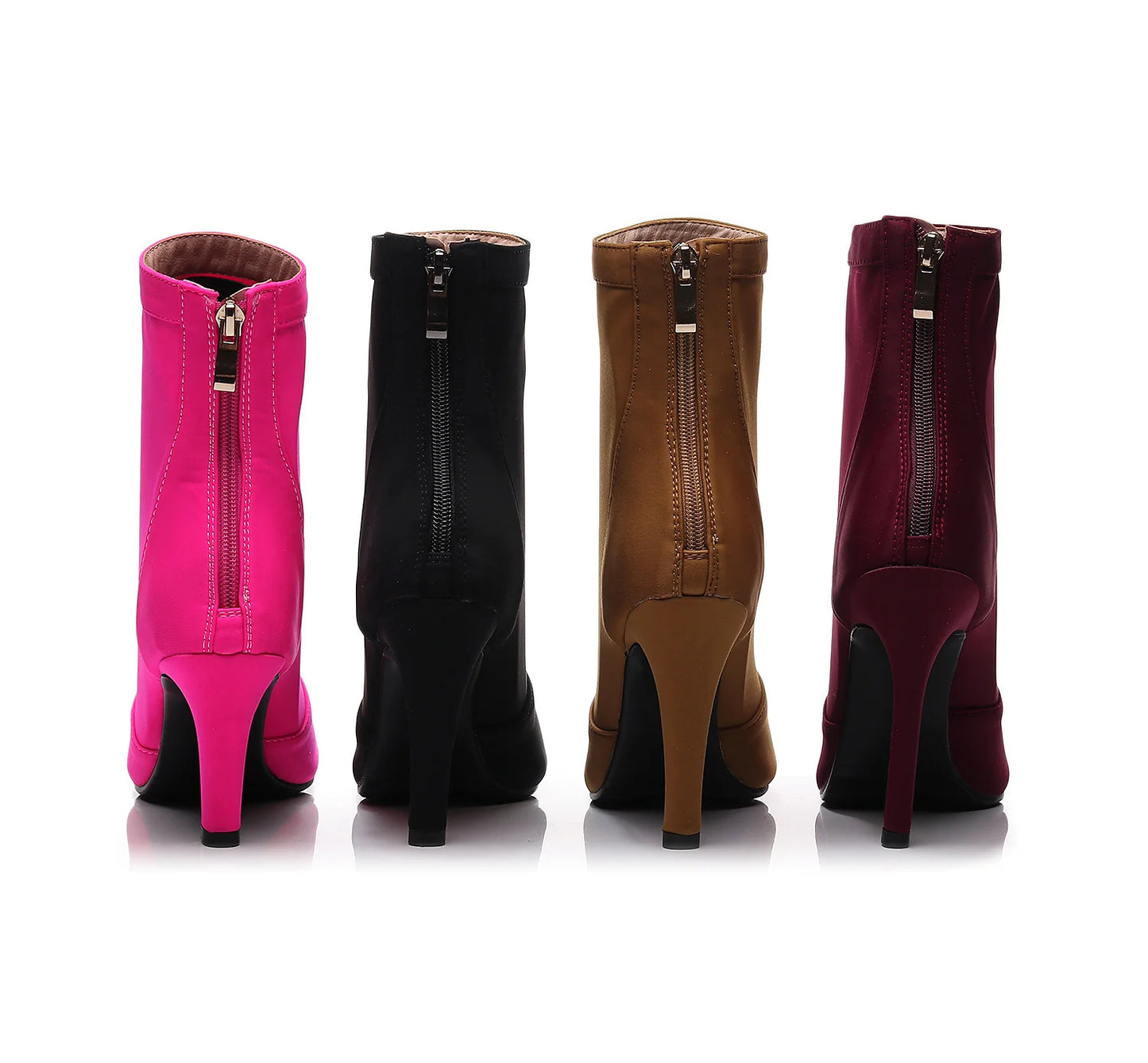 OIMG Peep-Toe Boots