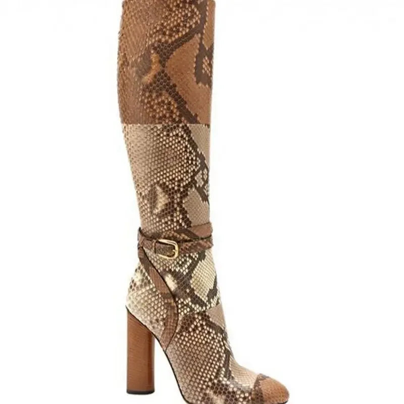 Sheepskin Knee-High Boots