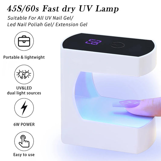 Nail Drying Lamp 6LED Lamp Mini Nail Dryer