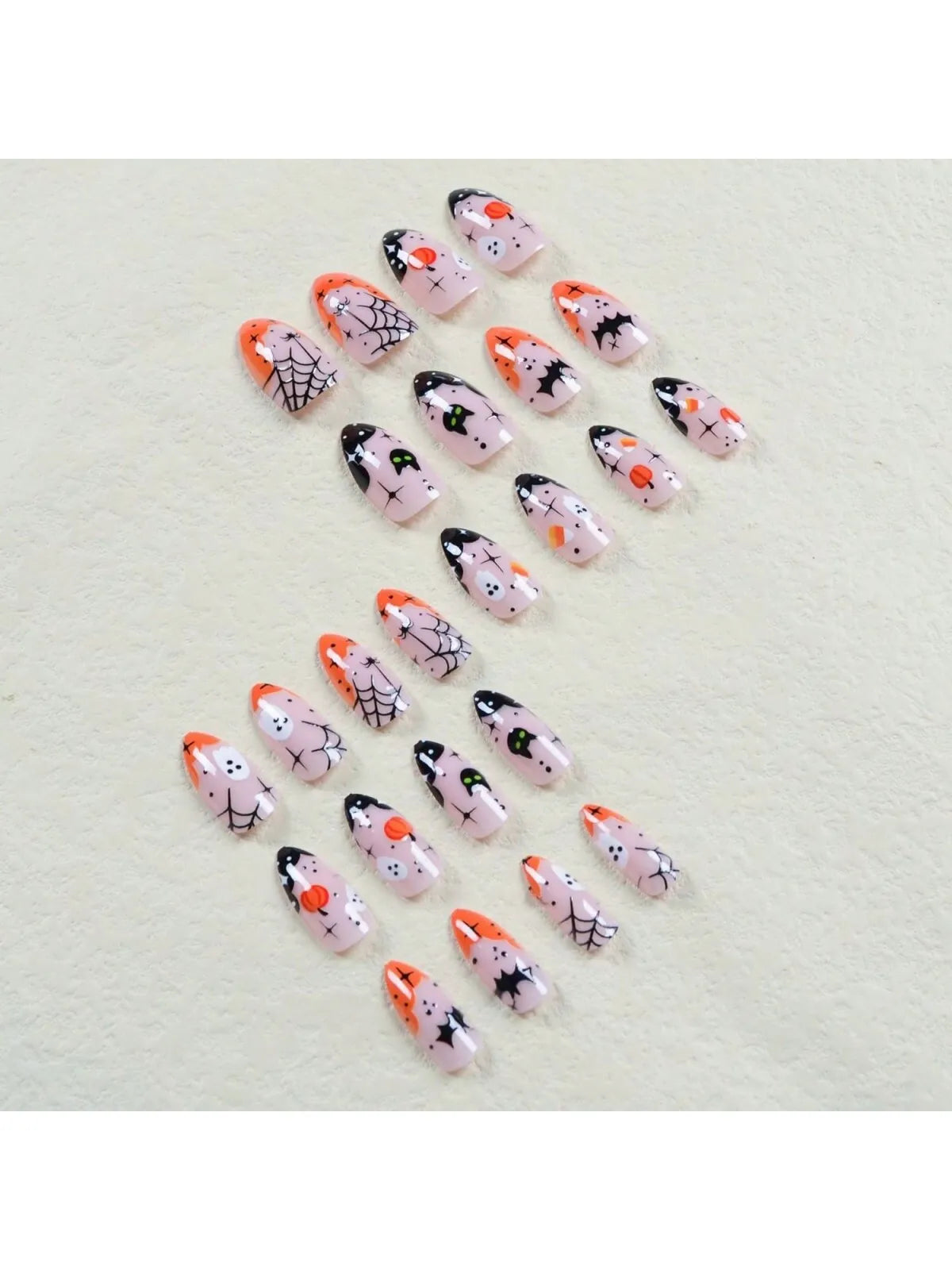 Halloween Acrylic Press on Nails - Almond Shape