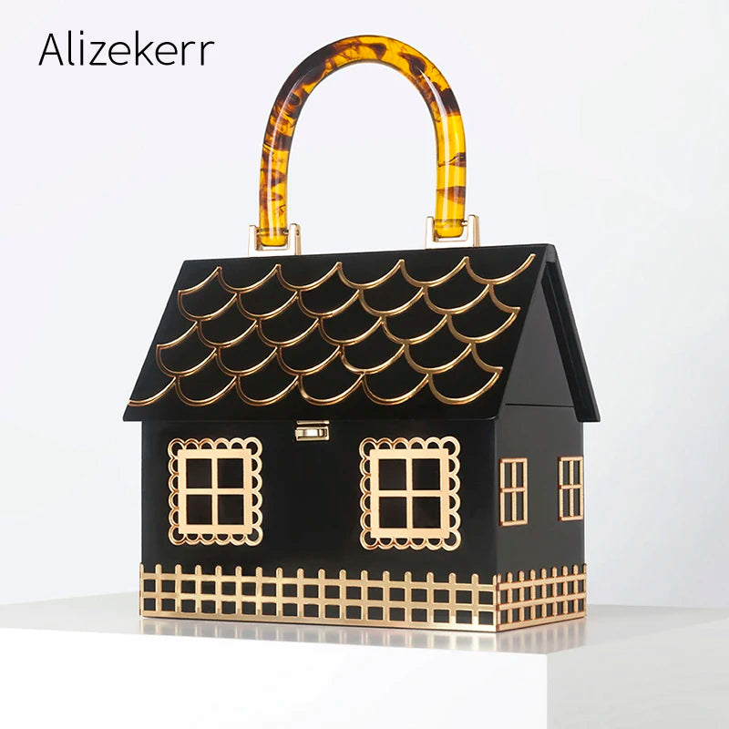 Alizekerr Acrylic Box Evening Clutch