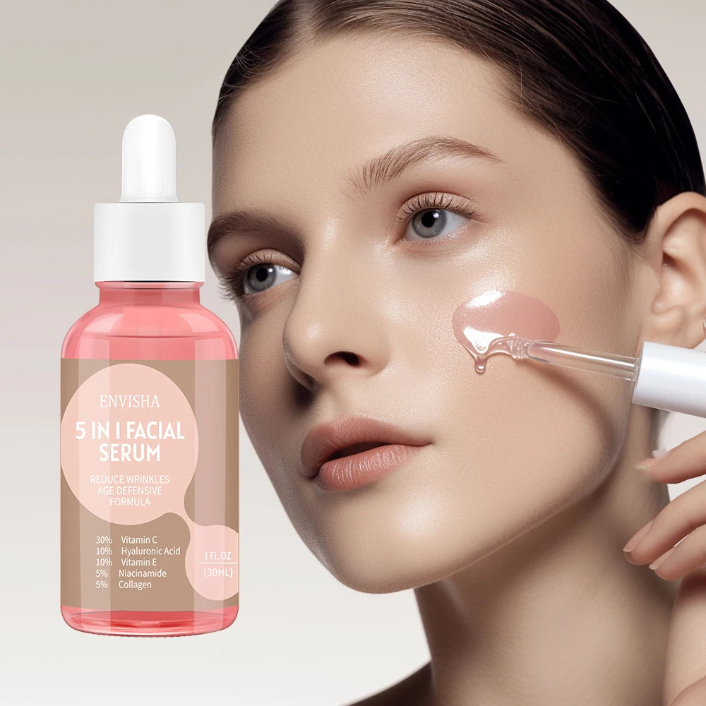 Envisha Face Serum Skin Care with Collagen Hyaluronic Acid Anti-Aging - Your Beauty Matters