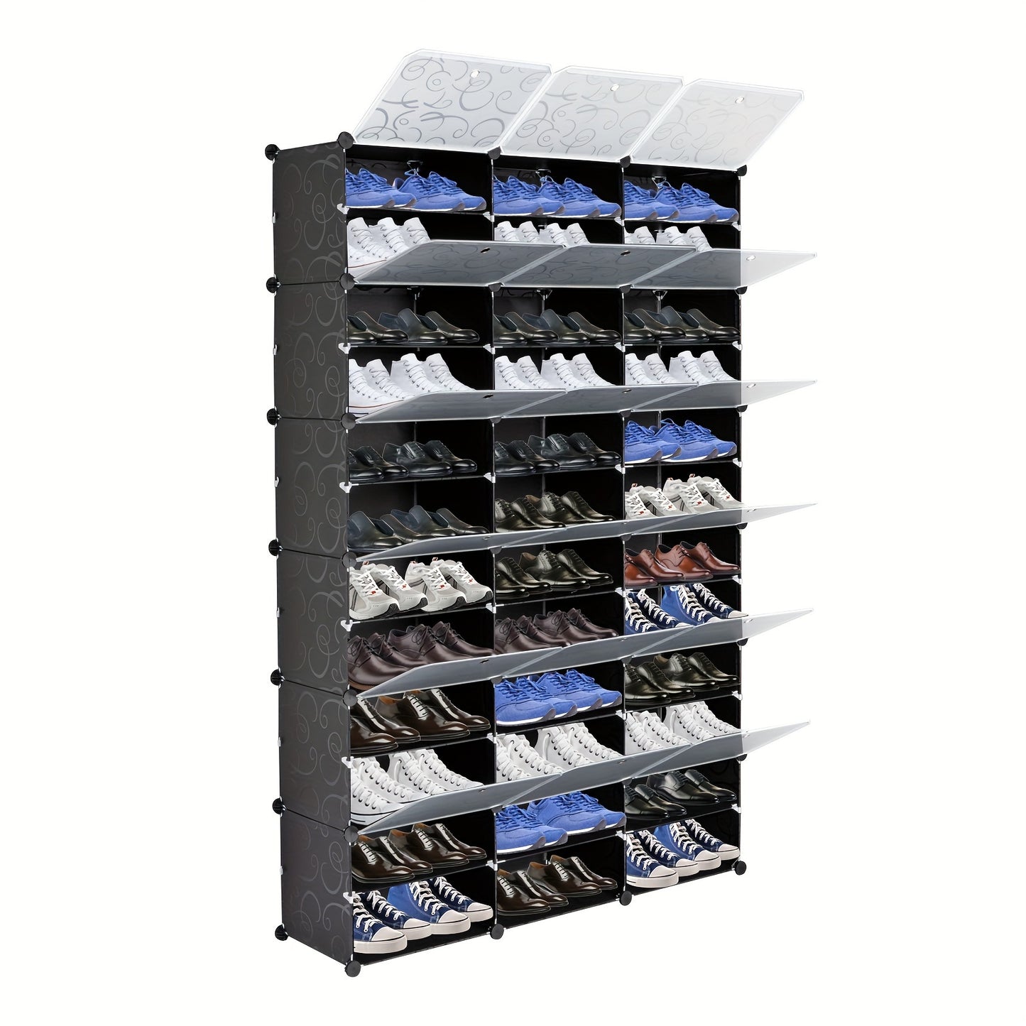 Revolutionary Expandable 12-Tier Shoe Tower Rack – Store up to 72 Pairs