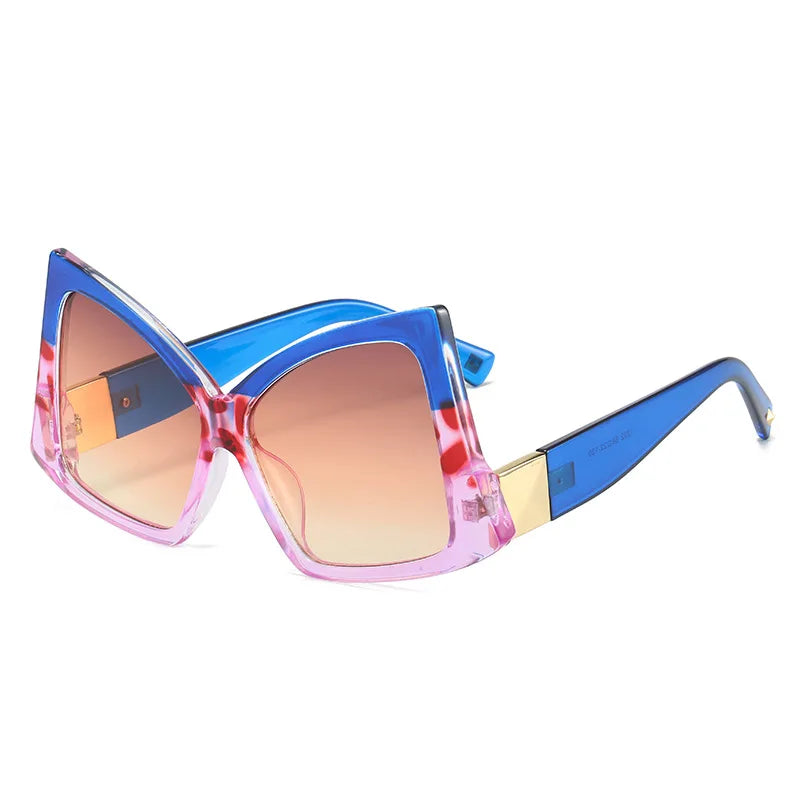 Gifansee Irregular Square Sunglasses