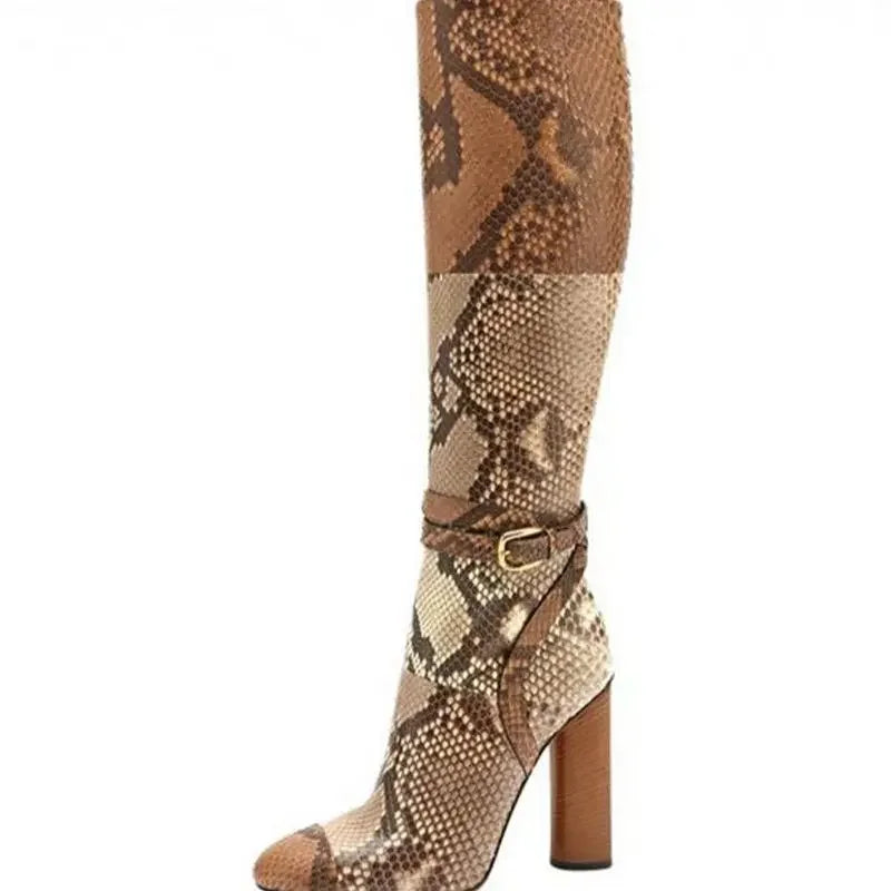 Sheepskin Knee-High Boots