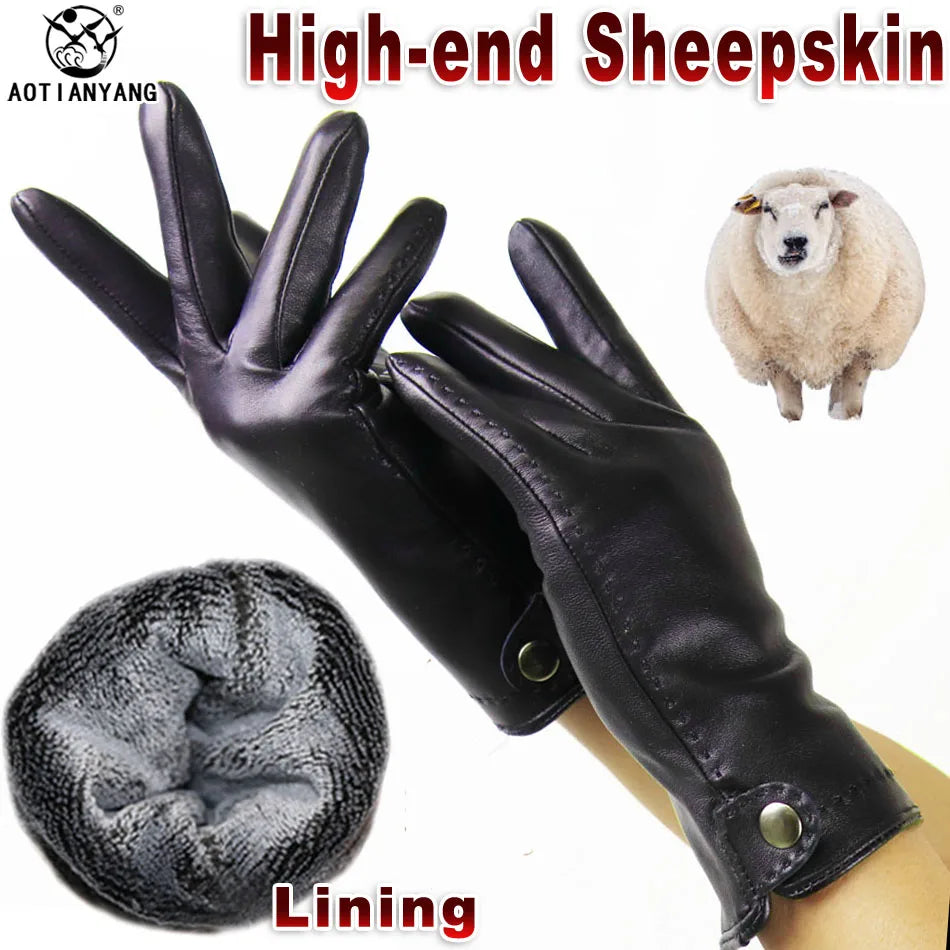 Sheepskin Leather Gloves