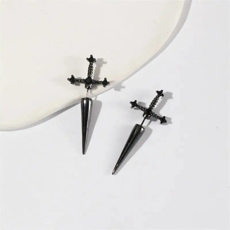 Gothic Sword Earrings