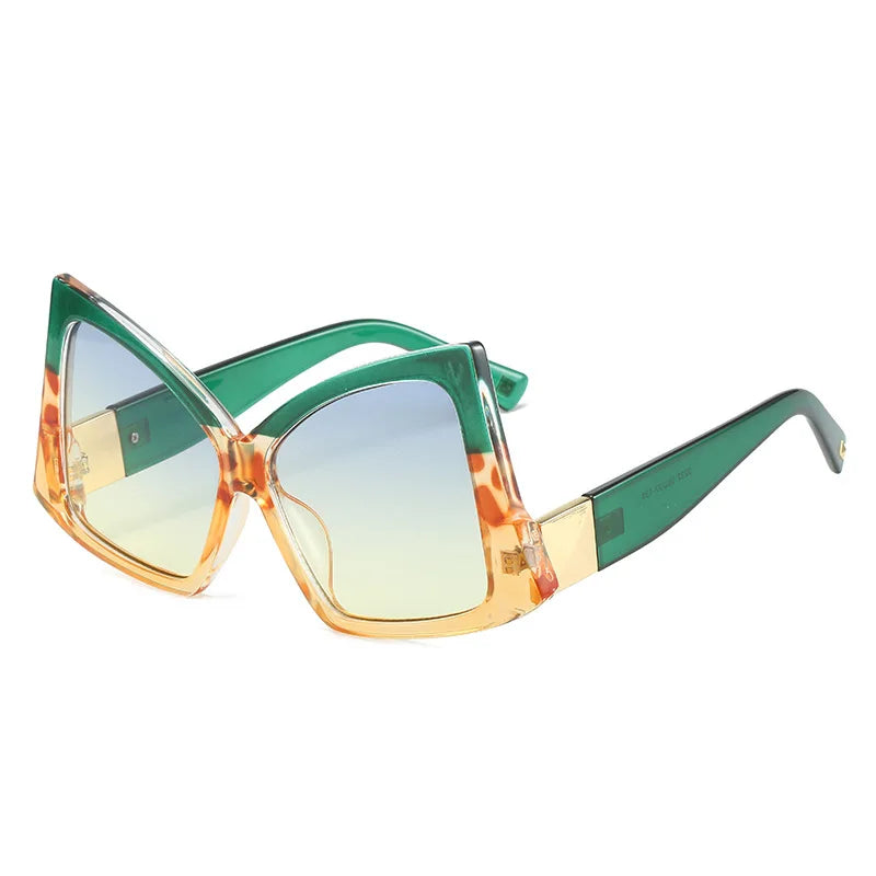 Gifansee Irregular Square Sunglasses