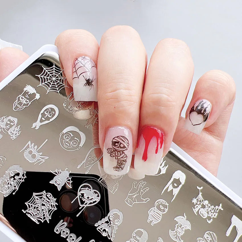 XMQ Steel Nail Art Stamping Plates