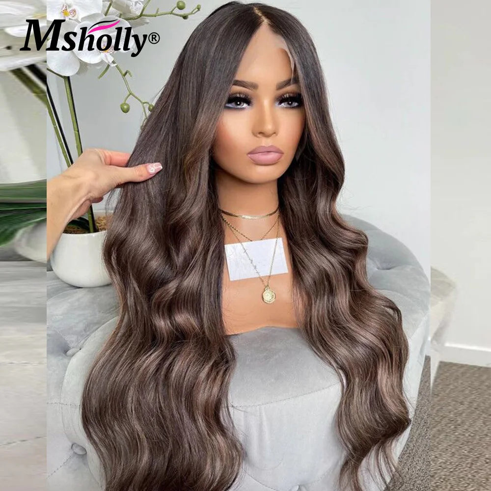 Msholly 13x6 Lace Front Human Hair Wig