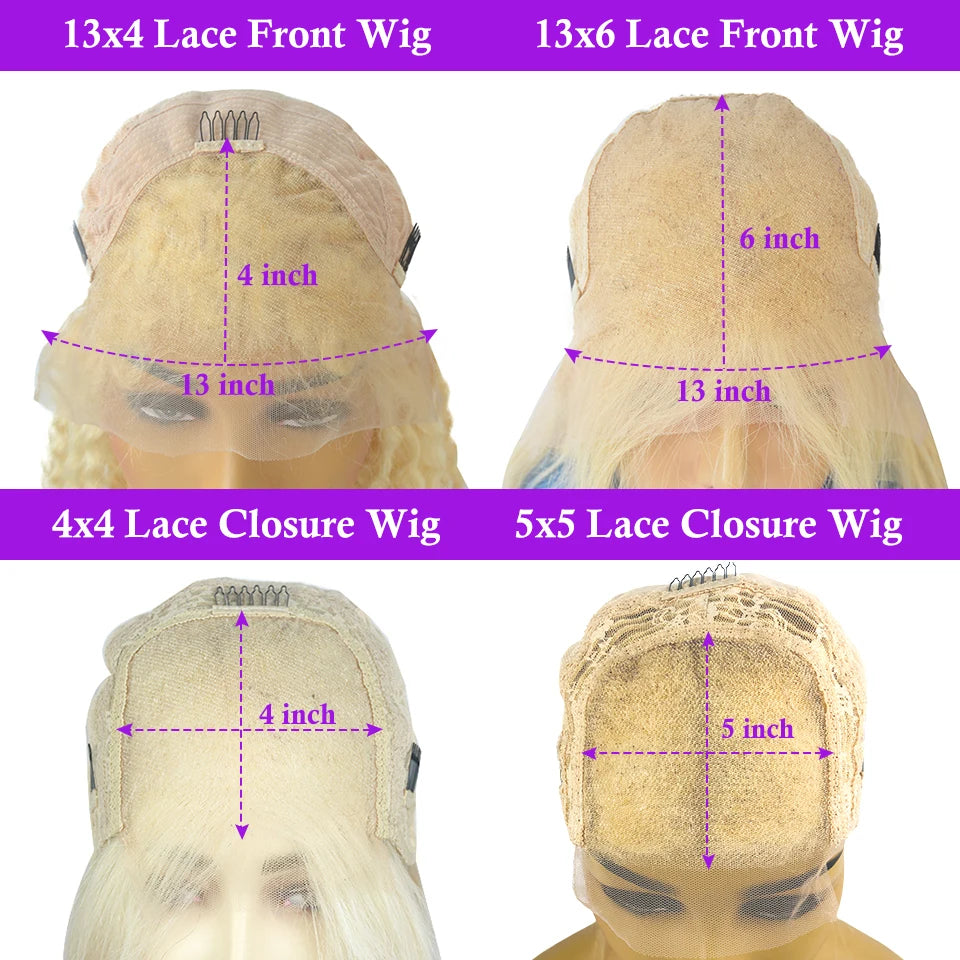 Msholly 13x6 Lace Front Human Hair Wig