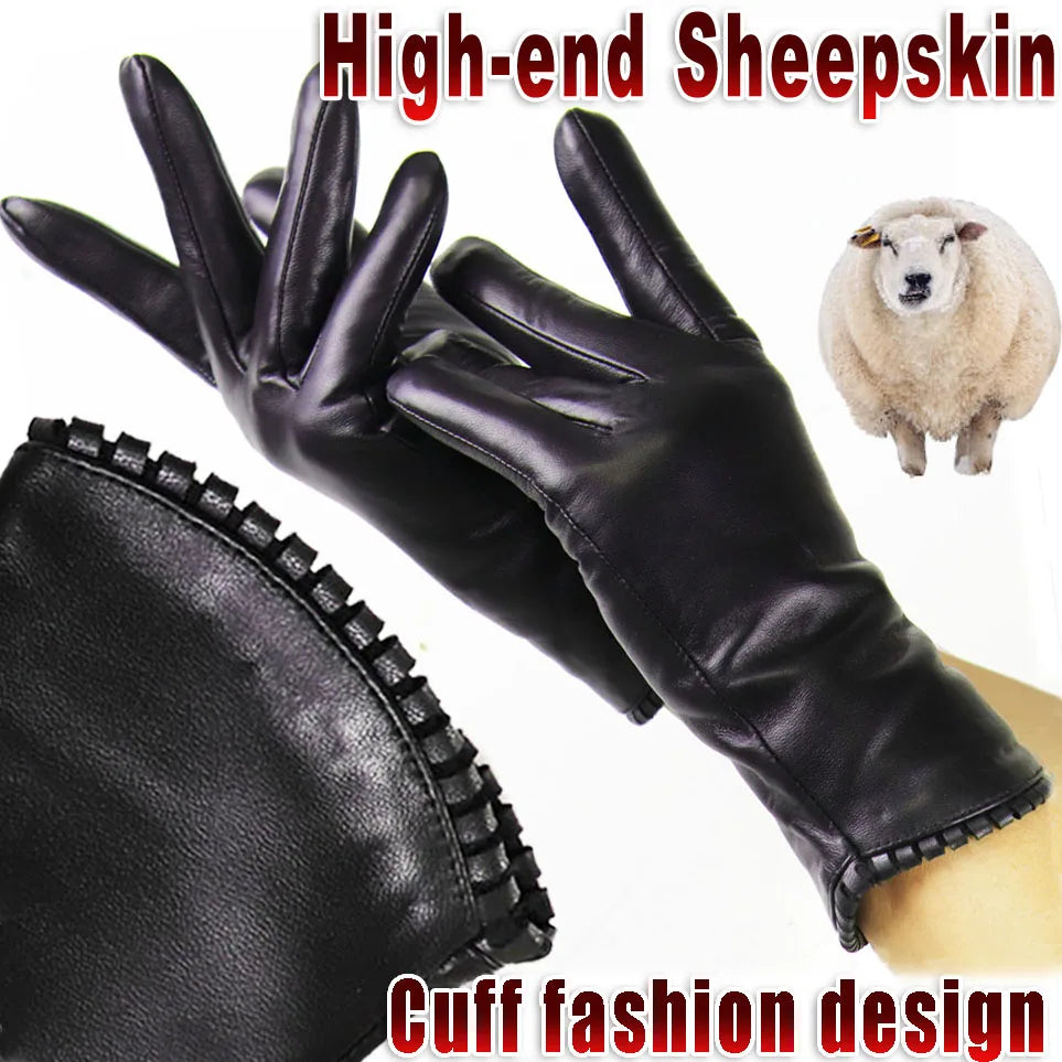 Sheepskin Leather Gloves