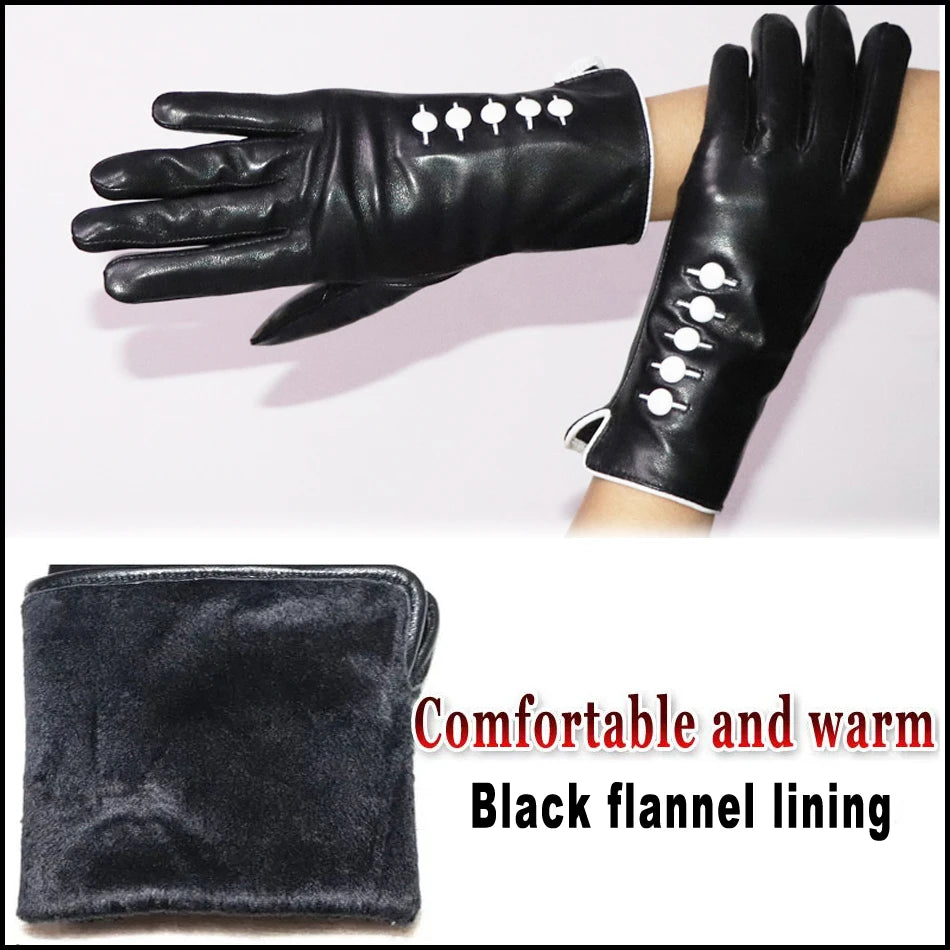 Sheepskin Leather Gloves