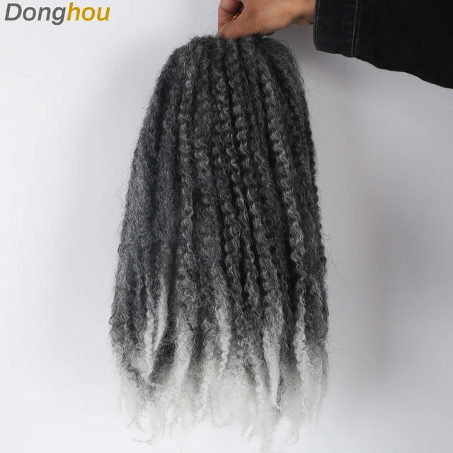 Marley Braid Hair 18Inch 100g Soft Afro Kinky Curly Crochet Hair