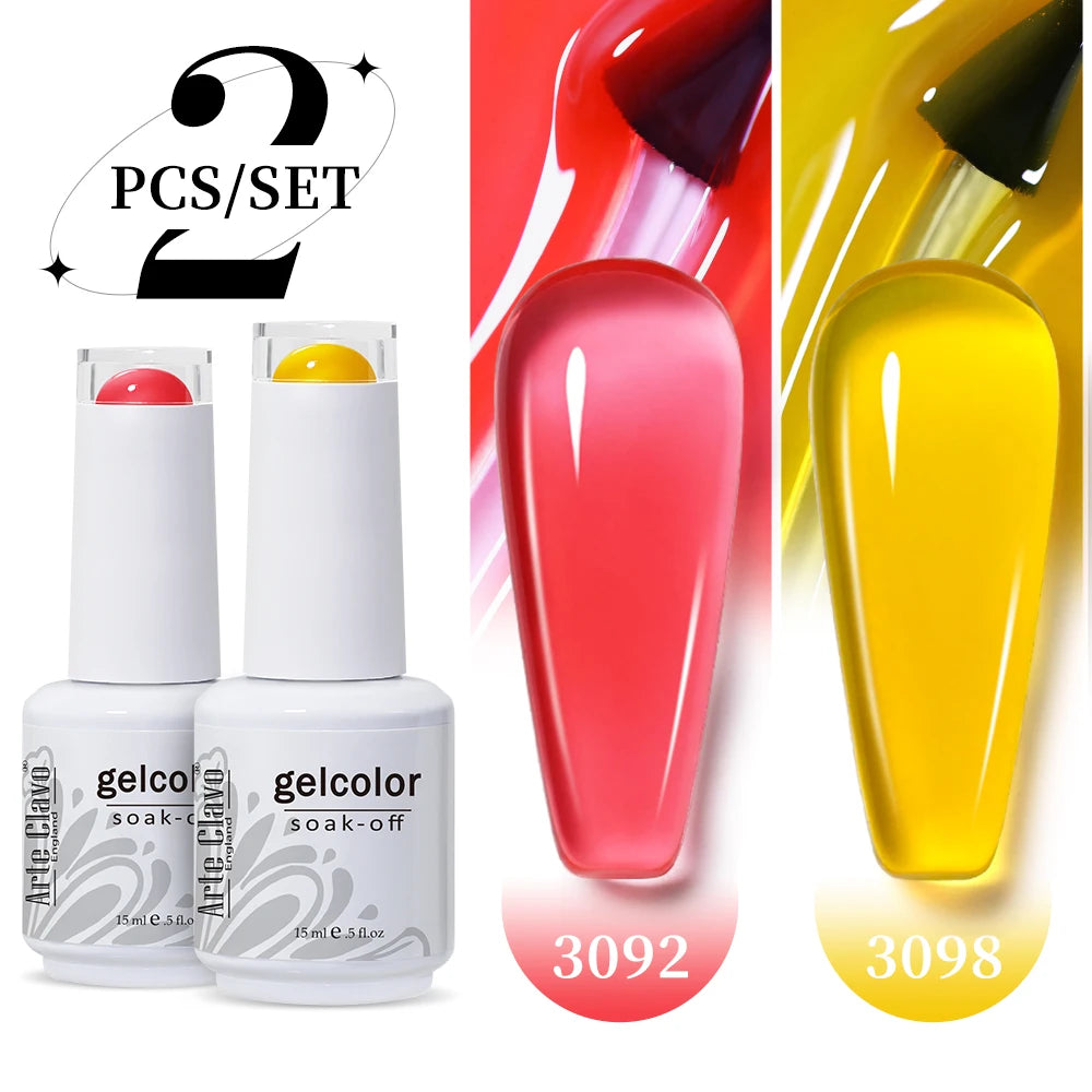 Arte Clavo Jelly Gel Nail Polish Set