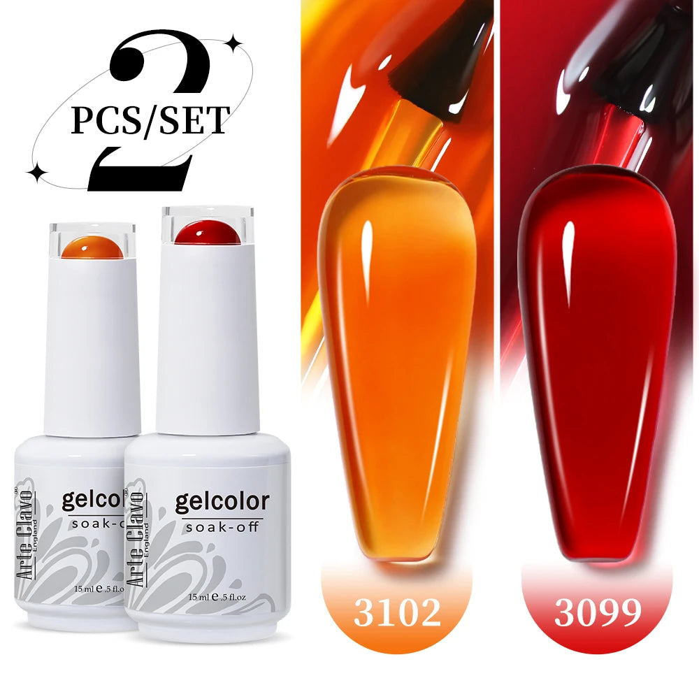 Arte Clavo Jelly Gel Nail Polish Set