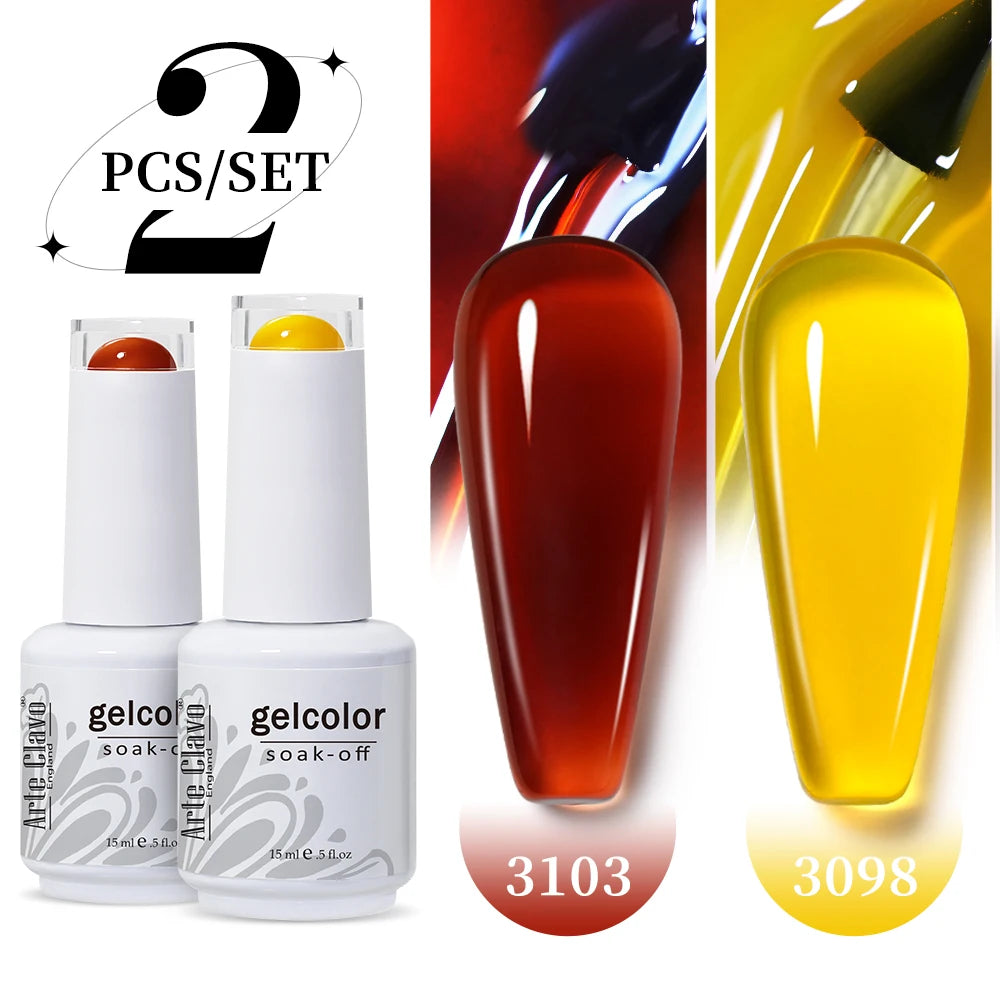 Arte Clavo Jelly Gel Nail Polish Set