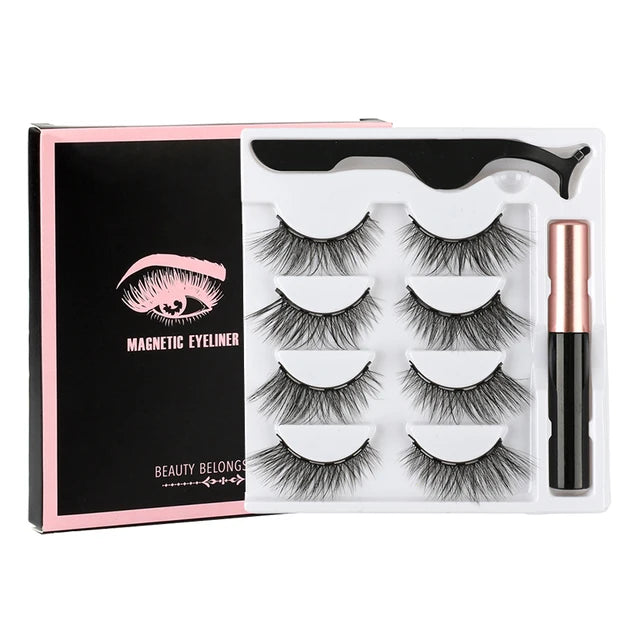 3 & 4 Pairs Magnetic Eyelashes