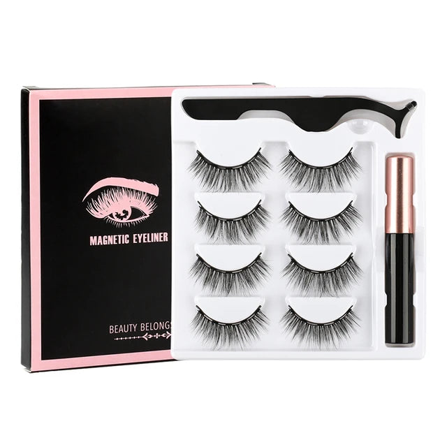 3 & 4 Pairs Magnetic Eyelashes