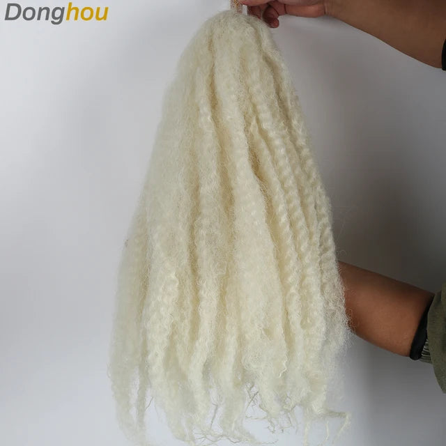 Marley Braid Hair 18Inch 100g Soft Afro Kinky Curly Crochet Hair