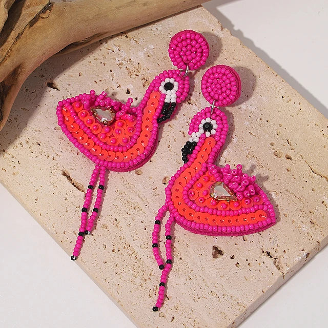 AENSOA Bohemian Bead Drop Earrings f